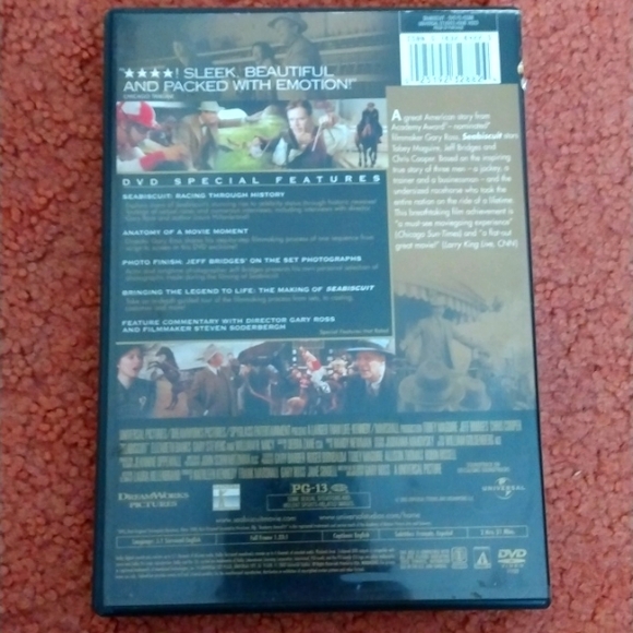 Disney secretariat and Seabiscuit DVD movies - Picture 5 of 9